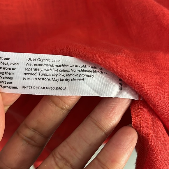 Donated- Eileen Fisher Linen Cotton Short Sleeve Top Bundle XL - Picture 6 of 14